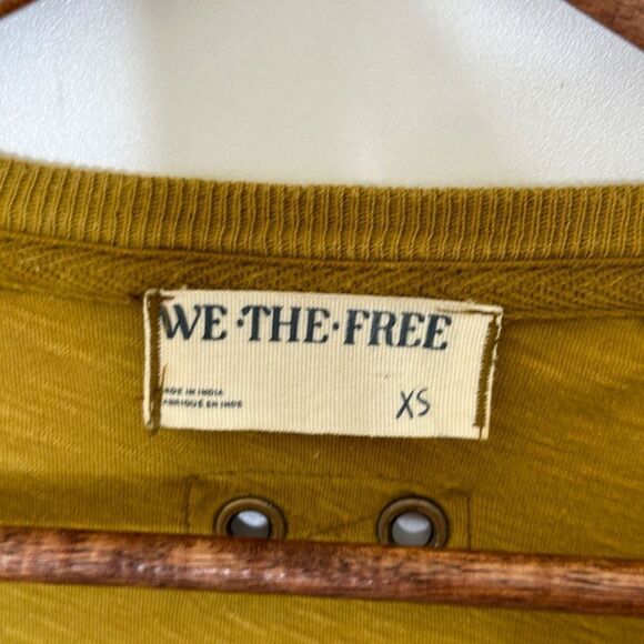 Free People We The Free Redone Tee Yellow Extra Small - Picture 8 of 9